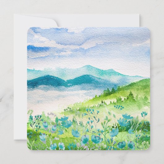 Wild Meadow | Weddenschappen in het lentgebergte Kaart (Achterkant)