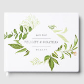 Wild Meadow Wedding Gastenboek (Voorkant)