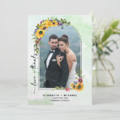 Wild Meadow Wedding Hartelijk dank Save The Date (Staand voorkant)