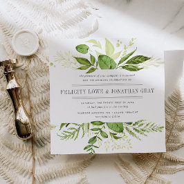Wild Meadow Wedding Invitation | Vierkant Kaart