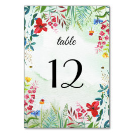 Wild Meadow | Wilde bloemen Weddenschappen Kaart