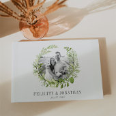 Wild Meadow Wreath | Fotobruiloft Gastenboek