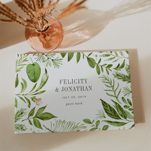 Wild Meadow Wreath | Weddenschap Gastenboek