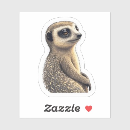 Wild Meerkat Sticker (Vel)