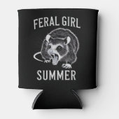 wild meisje zomer opossum  blikjeskoeler (Voorkant)