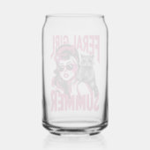  wild meisje zomer opossum grappige wasbeer blikvorm glas (Achterkant)