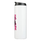  wild meisje zomer opossum grappige wasbeer thermosbeker (Geroteerd rechts)