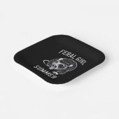 wild meisje zomer opossum  papieren bordje (Gebogen)