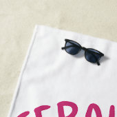 wild meisje zomer opossum  strandlaken (In situ)