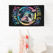 wild meisje zomer opossum tie dye wasbeer spandoek (Insitu)