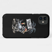 wild meisje zomer strand grappige wasbeer Case-Mate iPhone case (Achterkant (horizontaal))