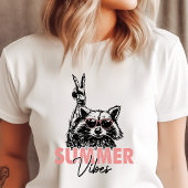 wild meisje zomer vibes wasbeer Tri-Blend shirt