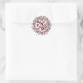 Wild meisjes weekend ronde sticker (Tas)