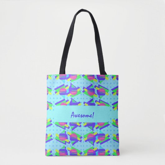 Wild Memphis  driehoekspatronen Tote Bag (Voorkant)