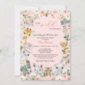 Wild met Baby shower van Oerwoud van de Uitzonderi Kaart (Voorkant)