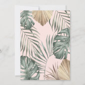 Wild met Baby shower van Oerwoud van de Uitzonderi Kaart (Achterkant)