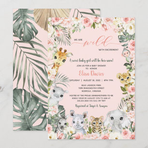 Wild met Baby shower van Oerwoud van de Uitzonderi Kaart