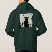 Wild met de natuur hoodie (Achterkant)