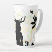 Wild met de natuur latte mok (Rechterhoek)
