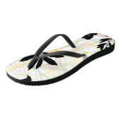 Wild met de natuur teenslippers (Schuin)