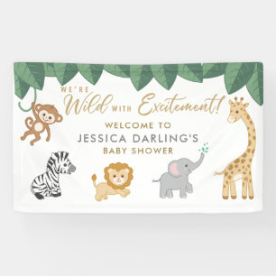 WILD met Excitement Safari Theme Baby shower Foa Spandoek
