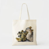 Wild Moeder Duck en Ducklings Tote Bag (Voorkant)