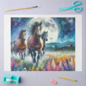 Wild Moon Horses Tissuepapier (Craft)