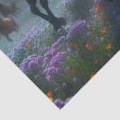 Wild Moon Horses Tissuepapier (Detail)