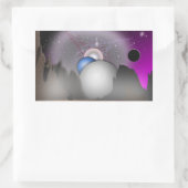 Wild Moon Space Art - Sticker (Tas)