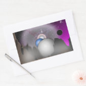 Wild Moon Space Art - Sticker (Envelop)