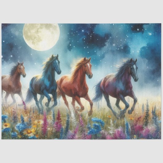 Wild Moon Tissuepapier (Voorkant)