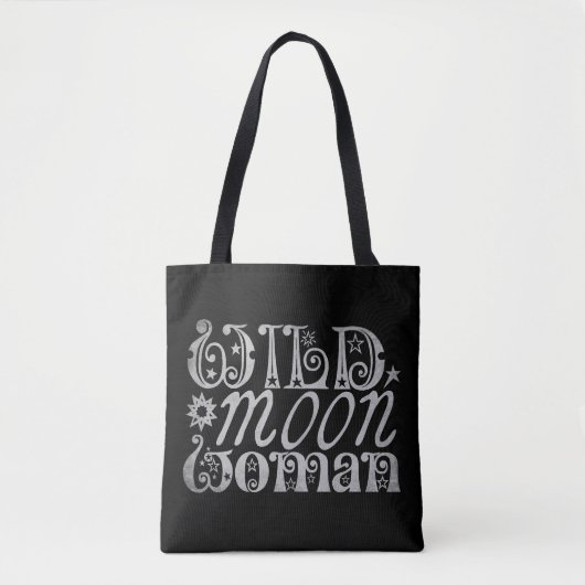 Wild Moon Woman Tote Bag (Voorkant)