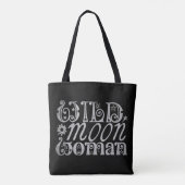 Wild Moon Woman Tote Bag (Achterkant)