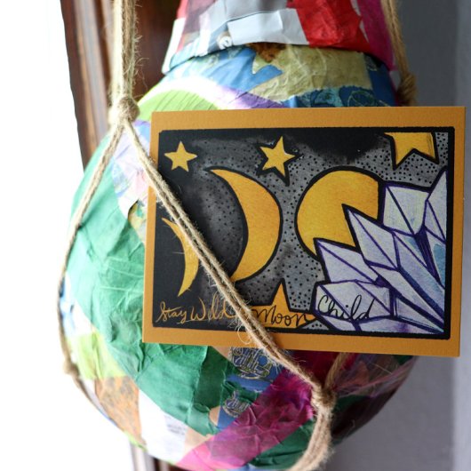 Wild MoonKind Maan Fases Briefkaart