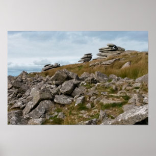 Wild Moors Bodmin Moor Cornwall England Poster