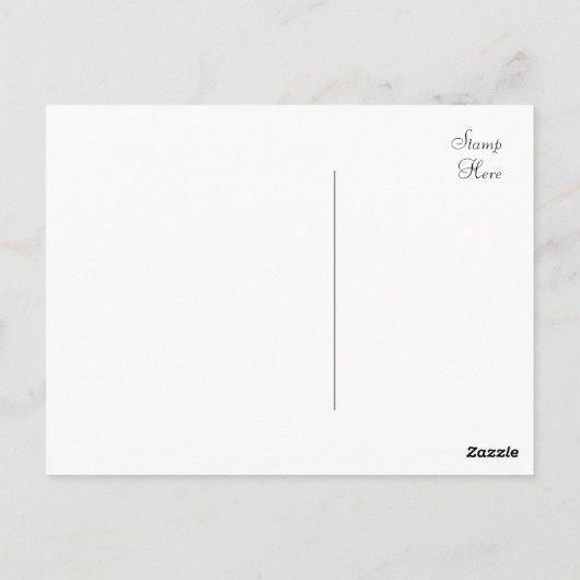 Wild Morel Mushroom Briefkaart (Achterkant)