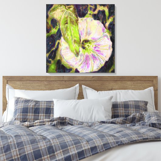 Wild Morning Glory door Alexandra Cook Canvas Afdruk (Insitu (Slaapkamer))