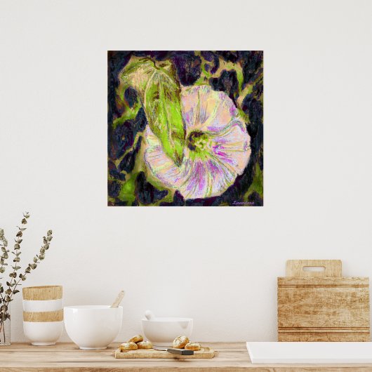Wild Morning Glory door Alexandra Cook Poster (Keuken)