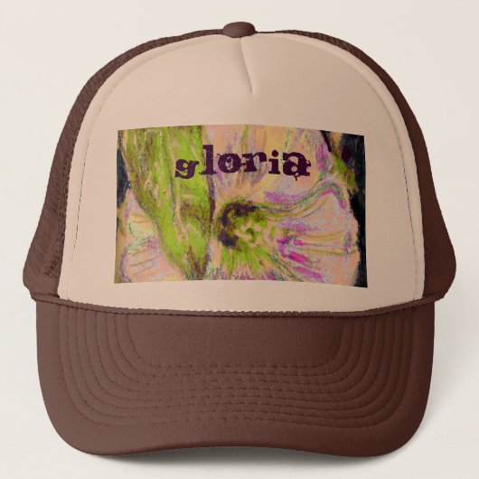 Wild Morning Glory door Alexandra Cook Trucker Pet (Voorkant)