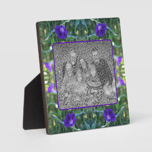 Wild Morning Glory Flowers Voeg je eigen foto toe Fotoplaat