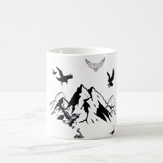 Wild Mountain Adventure Coffee Mug Koffiemok (Center)