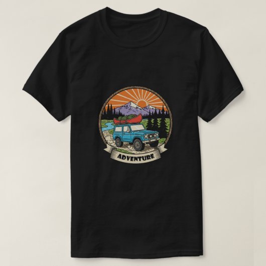 Wild Mountain Explorer Avonturen T-shirt (Design voorkant)