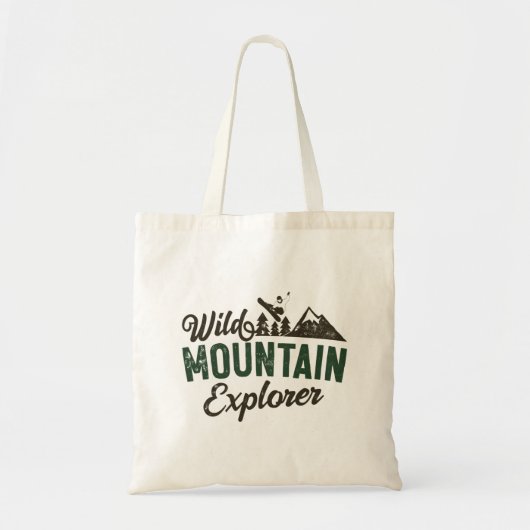 Wild Mountain Explorer Tote Bag (Voorkant)