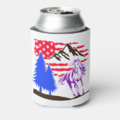 Wild Mountain Horse Galloping Blikjeskoeler (Blikje Achterkant)