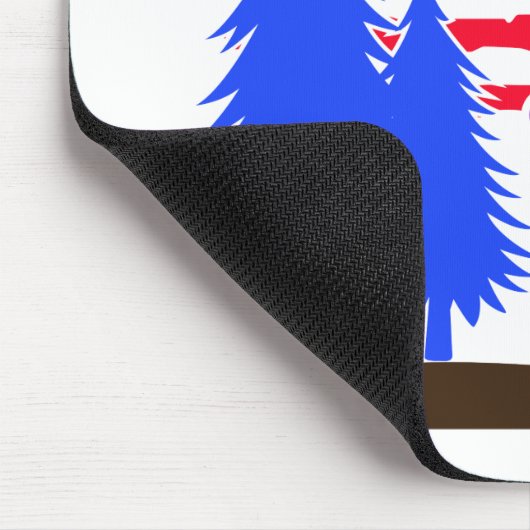 Wild Mountain Horse Galloping Muismat (Hoek)