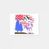 Wild Mountain Horse Galloping Post-it® Notes (Voorkant)