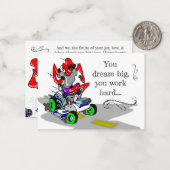 Wild Mover X 2 Note Kaart Notitiekaartje (Voorkant / Achterkant in situ)