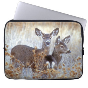 Wild Mule Deer Pair   Californië Laptop Sleeve
