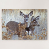 Wild Mule Deer Pair | Californië Legpuzzel (Horizontaal)