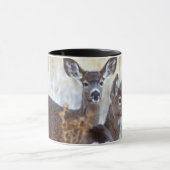 Wild Mule Deer Pair | Californië Mok (Midden)